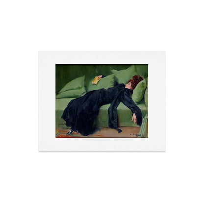 Decadent Young Woman after the Dance Art Print Gallery Image 5