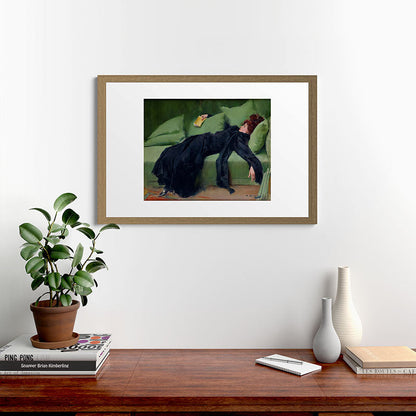 Decadent Young Woman after the Dance Framed Art Print Gallery Image 48