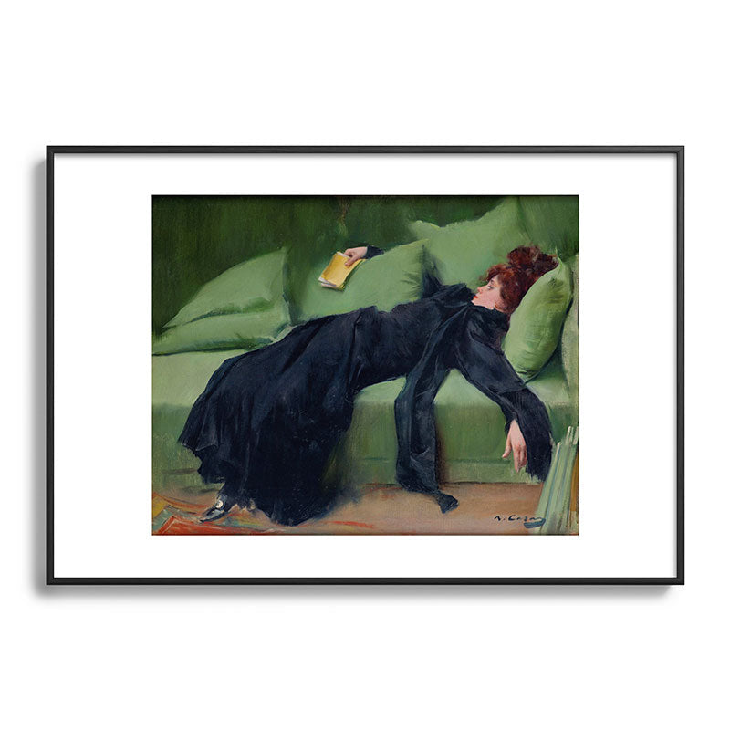 Decadent Young Woman after the Dance Framed Art Print Gallery Image 83