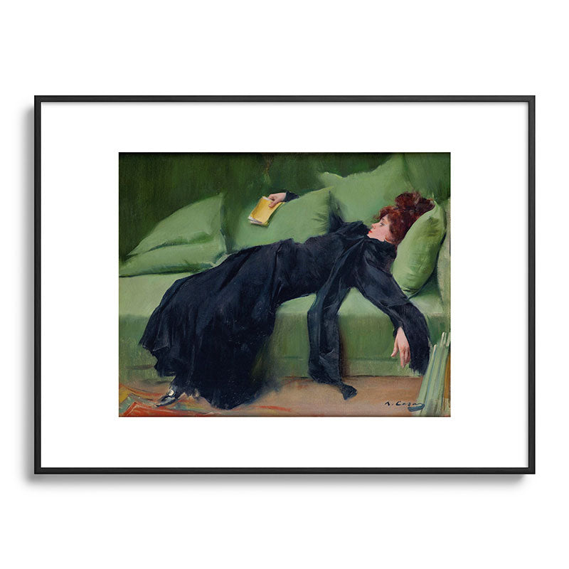 Decadent Young Woman after the Dance Framed Art Print Gallery Image 84