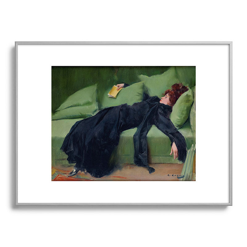 Decadent Young Woman after the Dance Framed Art Print Gallery Image 98