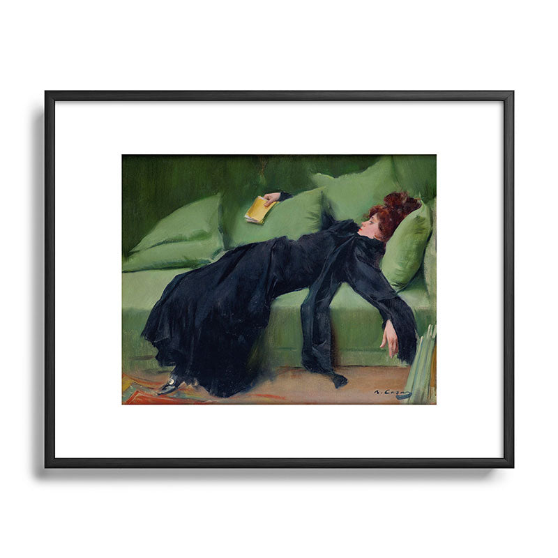 Decadent Young Woman after the Dance Framed Art Print Gallery Image 82