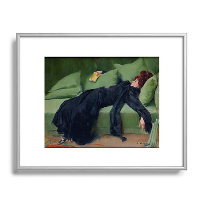 Decadent Young Woman after the Dance Framed Art Print Gallery Image 96