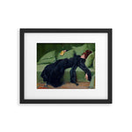 Decadent Young Woman after the Dance Framed Art Print Gallery Image 1