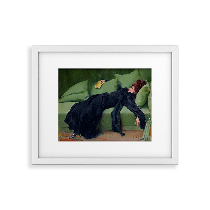 Decadent Young Woman after the Dance Framed Art Print Gallery Image 25
