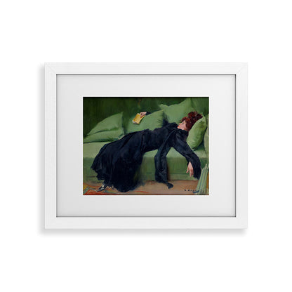 Decadent Young Woman after the Dance Framed Art Print Gallery Image 55