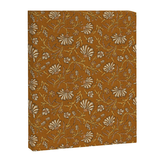 KALAMI FLORAL MUSTARD Canvas Print Gallery Image 1