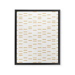 OCHRE LINE Framed Canvas Print Gallery Image 1