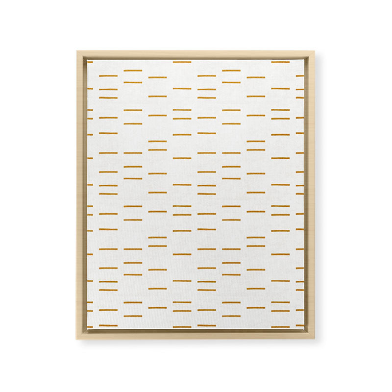 OCHRE LINE Framed Canvas Print Gallery Image 21