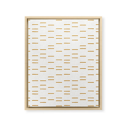 OCHRE LINE Framed Canvas Print Gallery Image 23