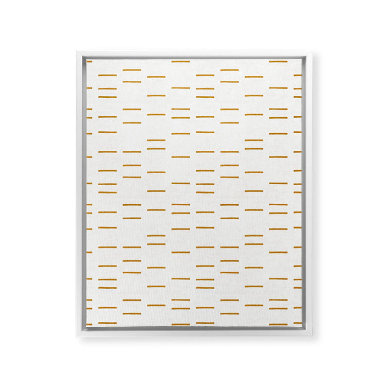 OCHRE LINE Framed Canvas Print Gallery Image 28