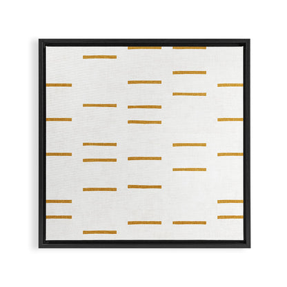 OCHRE LINE Framed Canvas Print Gallery Image 6