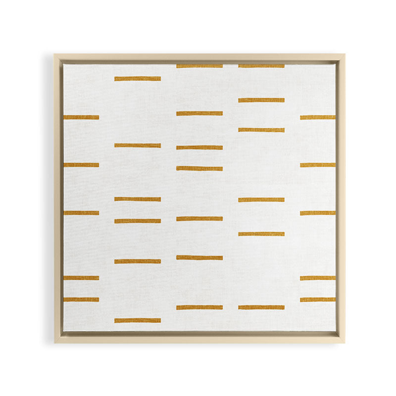 OCHRE LINE Framed Canvas Print Gallery Image 27