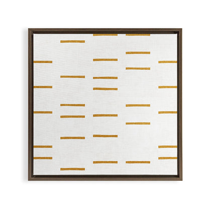 OCHRE LINE Framed Canvas Print Gallery Image 15