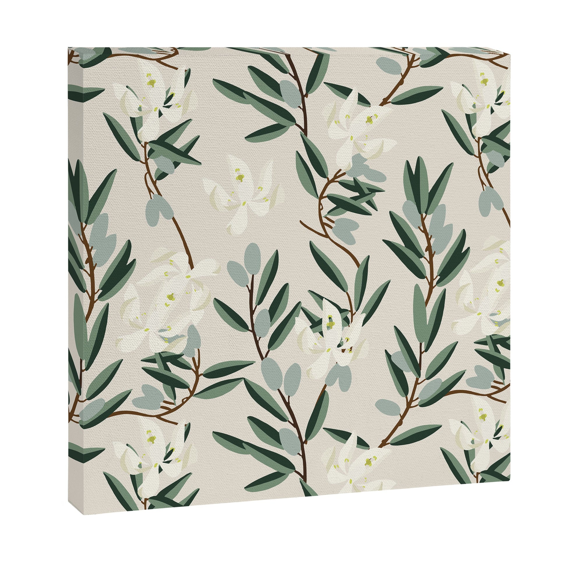 OLIVE BLOOM Canvas Print Gallery Image 6