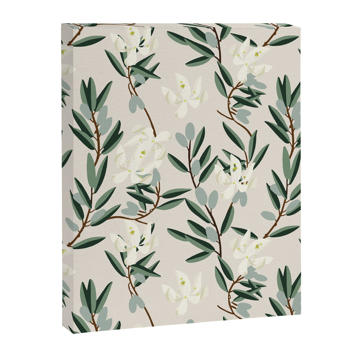 OLIVE BLOOM Canvas Print Gallery Image 1