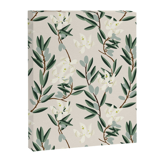 OLIVE BLOOM Canvas Print Gallery Image 1