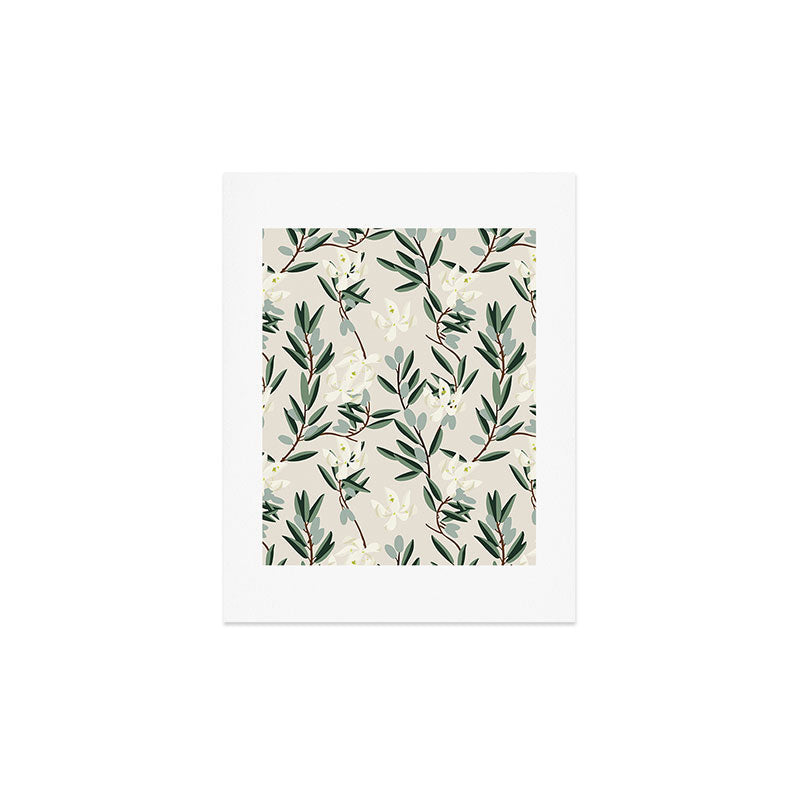 OLIVE BLOOM Art Print Gallery Image 4