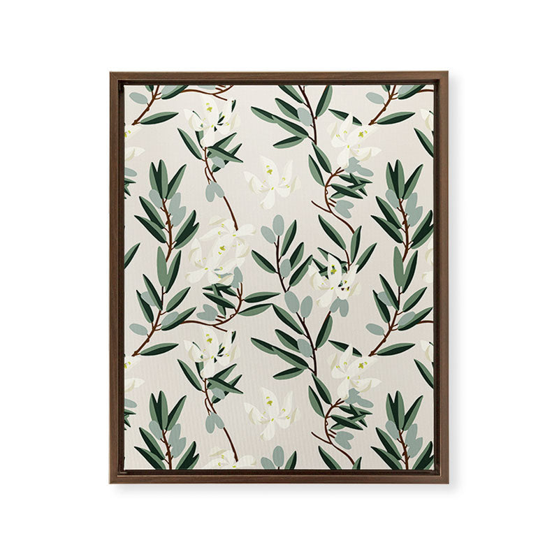 OLIVE BLOOM Framed Canvas Print Gallery Image 10