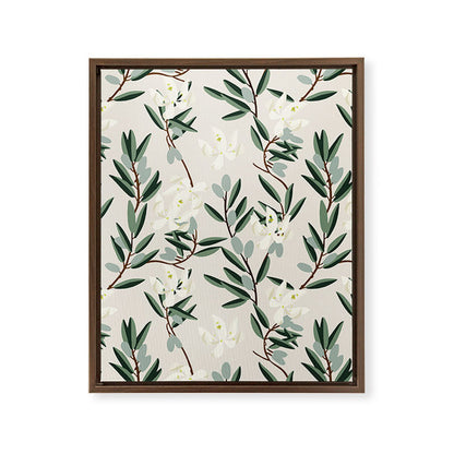 OLIVE BLOOM Framed Canvas Print Gallery Image 10