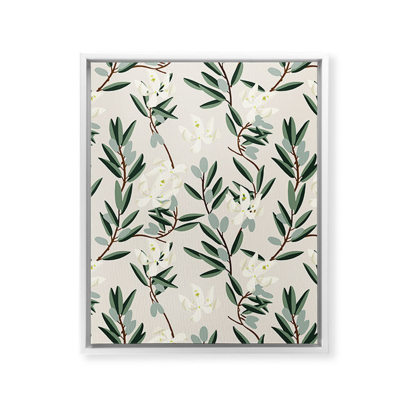 OLIVE BLOOM Framed Canvas Print Gallery Image 34