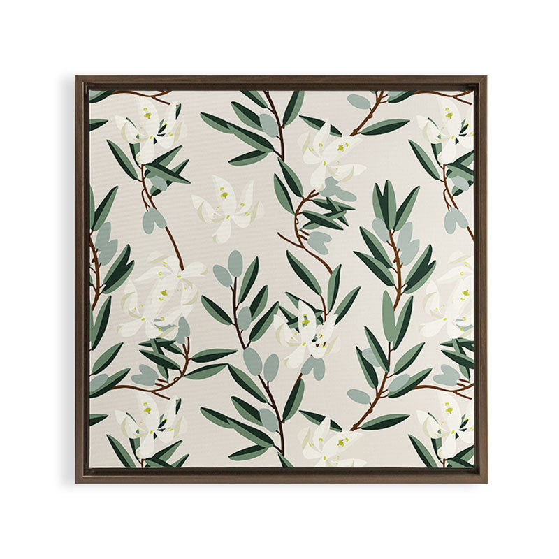 OLIVE BLOOM Framed Canvas Print Gallery Image 11