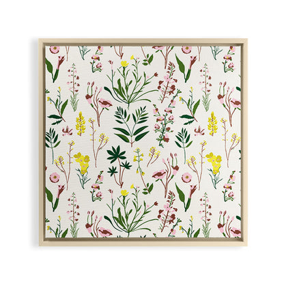 WILDFLOWER STUDY Framed Canvas Print Gallery Image 24