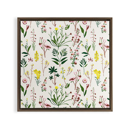 WILDFLOWER STUDY Framed Canvas Print Gallery Image 18