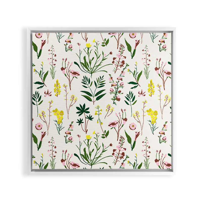 WILDFLOWER STUDY Framed Canvas Print Gallery Image 33