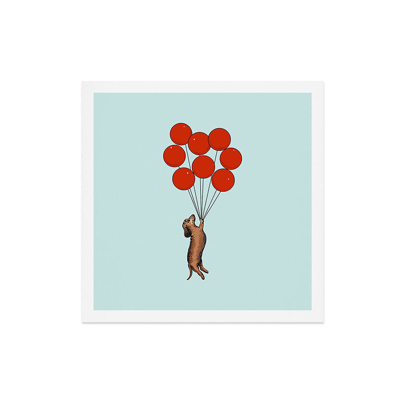 I Believe I Can Fly Dachshund Art Print Gallery Image 5