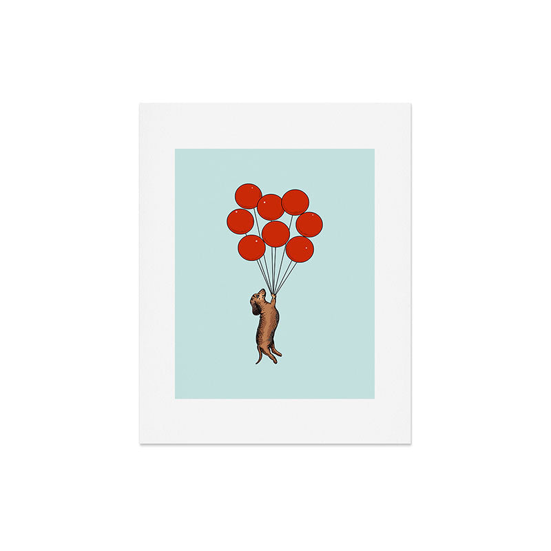 I Believe I Can Fly Dachshund Art Print Gallery Image 6