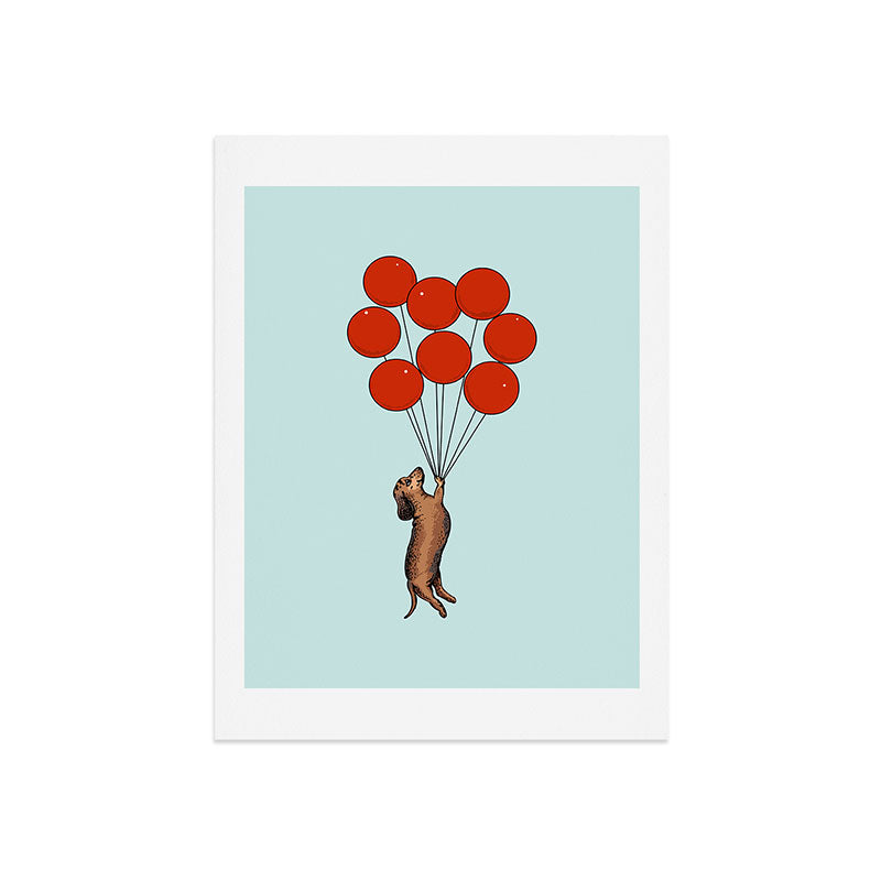 I Believe I Can Fly Dachshund Art Print Gallery Image 9