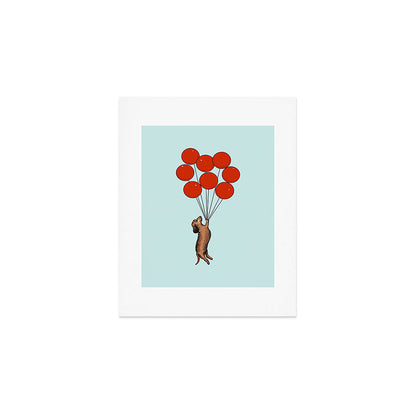 I Believe I Can Fly Dachshund Art Print Gallery Image 1