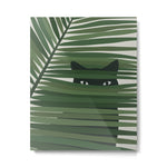 Cat and Plant 53 Metal Print Gallery Image 1