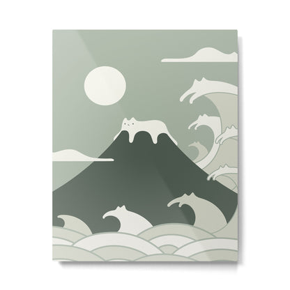 Cat Landscape 108 Metal Print Gallery Image 2