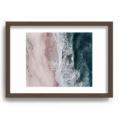 Crashing waves - Aerial Beach Ocean Sea Photography by Ingrid Beddoes Framed Art Print Gallery Image 65