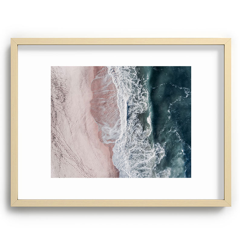 Crashing waves - Aerial Beach Ocean Sea Photography by Ingrid Beddoes Framed Art Print Gallery Image 73