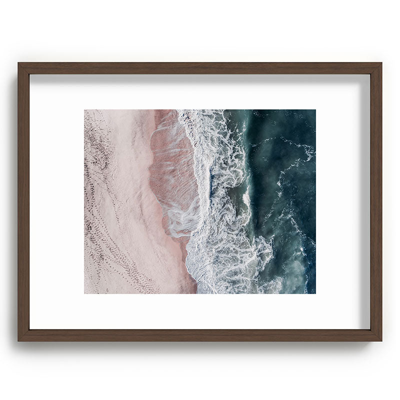Crashing waves - Aerial Beach Ocean Sea Photography by Ingrid Beddoes Framed Art Print Gallery Image 67