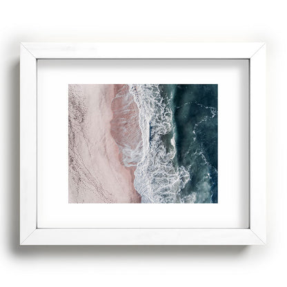 Crashing waves - Aerial Beach Ocean Sea Photography by Ingrid Beddoes Framed Art Print Gallery Image 75