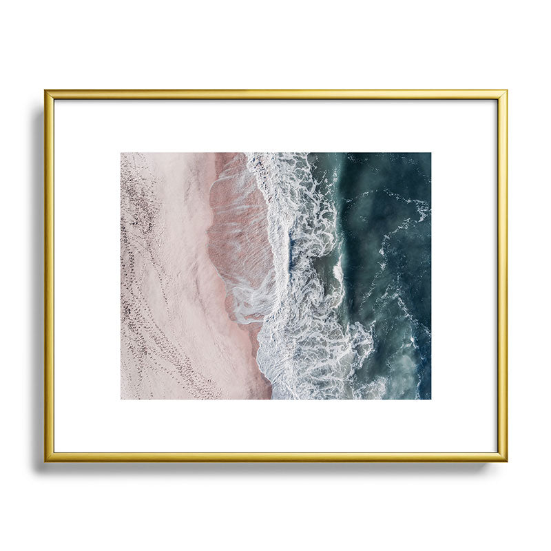 Crashing waves - Aerial Beach Ocean Sea Photography by Ingrid Beddoes Framed Art Print Gallery Image 89