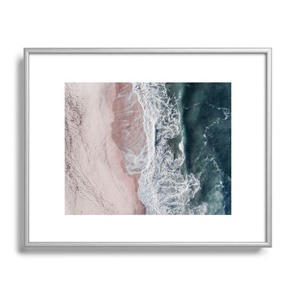 Crashing waves - Aerial Beach Ocean Sea Photography by Ingrid Beddoes Framed Art Print Gallery Image 95