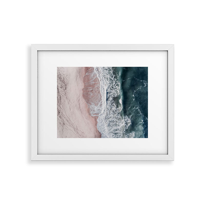 Crashing waves - Aerial Beach Ocean Sea Photography by Ingrid Beddoes Framed Art Print Gallery Image 22