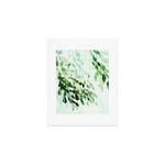 fresh summer rain abstract watercolor leaves Art Print Gallery Image 1