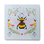 Bumblebee Garden Metal Print Gallery Image 1