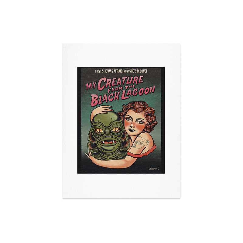 My Creature from the Black Lagoon Art Print Gallery Image 6