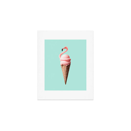 FLAMINGO CONE Art Print Gallery Image 1