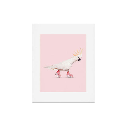 ROLLERSKATING COCKATOO Art Print Gallery Image 5