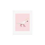 ROLLERSKATING COCKATOO Art Print Gallery Image 1