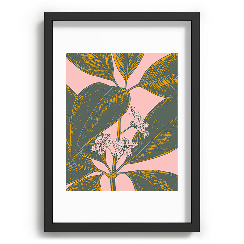 Modern Botanical Banana Leaf Framed Art Print Gallery Image 81