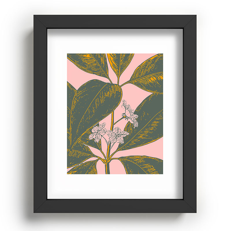 Modern Botanical Banana Leaf Framed Art Print Gallery Image 80